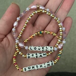 Bundle of Three Little Words Project Bracelets